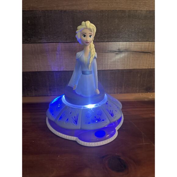 Disney Frozen Elsa Singing/Spinning Night Light Peachtree Playthings - Picture 6 of 10